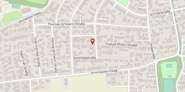 Karte der Umgebung von August-Pfaltz-Str. 38, 85221 Dachau