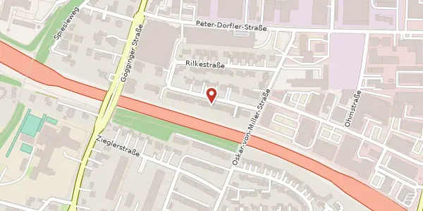 Karte der Umgebung von Scheffelstr. 18, 86199 Augsburg