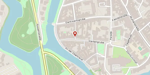 Karte der Umgebung von Hartengrube 28, 23552 Lübeck