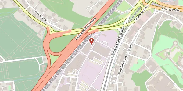 Karte der Umgebung von Lutterstr. 14, 33617 Bielefeld