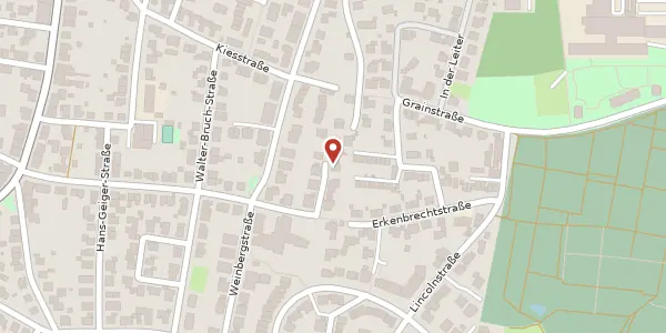 Karte der Umgebung von Erkenbrechtstraße 23 h, 67434 Neustadt