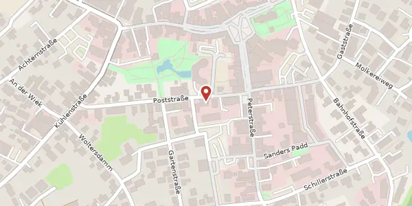 Karte der Umgebung von Poststr. 6, 26655 Westerstede