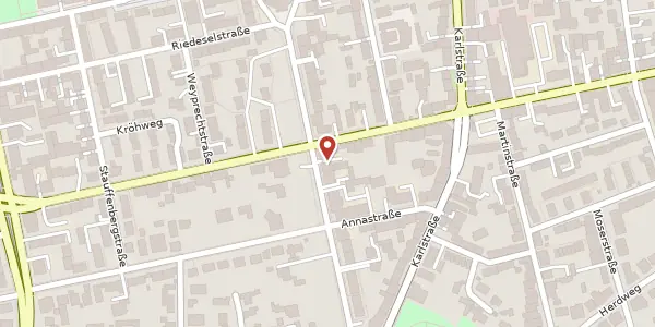 Karte der Umgebung von Wilhelminenstr. 30, 64285 Darmstadt