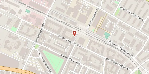 Karte der Umgebung von Bruder-Klaus-Straße 10 a, 78467 Konstanz