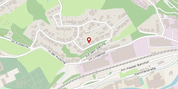 Karte der Umgebung von Auf dem Gelling 35, 58135 Hagen