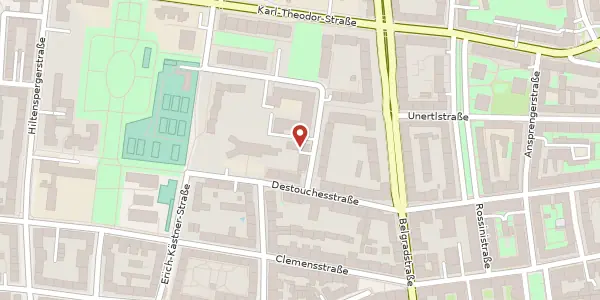 Karte der Umgebung von Angererstr. 5, 80796 München
