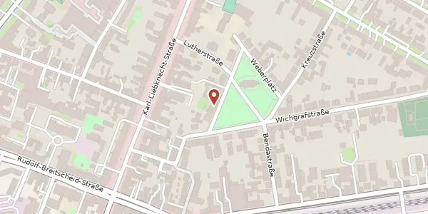 Karte der Umgebung von Weberplatz 17, 14482 Potsdam