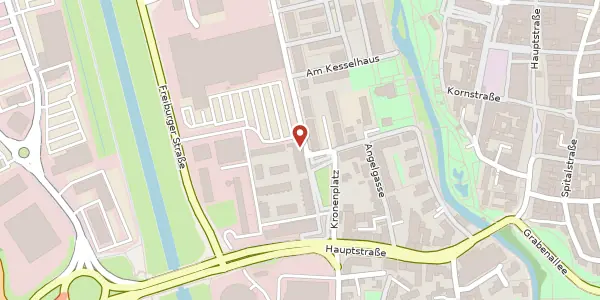 Karte der Umgebung von Kronenplatz 9, 77654 Offenburg