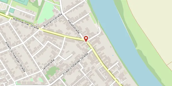 Karte der Umgebung von Hauptstraße 115b, 68535 Edingen-Neckarhausen