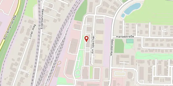Karte der Umgebung von Dorette-von-Stern-Straße 12a, 21337 Lüneburg