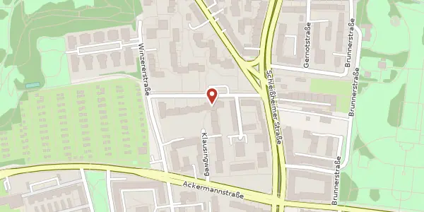 Karte der Umgebung von Hornstr. 3, 80797 München