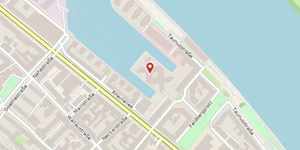 Karte der Umgebung von Clarissa-Kupferberg-Platz 5, 55118 Mainz