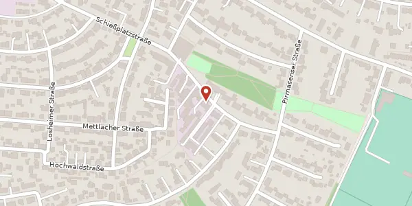 Karte der Umgebung von Schießplatzstr. 38a, 90469 Nürnberg