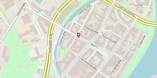 Karte der Umgebung von Moritzstraße 22, 13597 Berlin