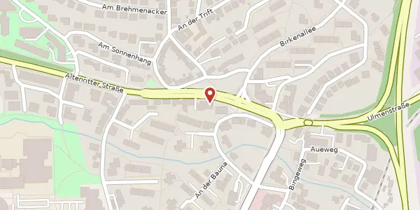 Karte der Umgebung von Altenritter Straße 9, 34225 Baunatal