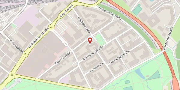 Karte der Umgebung von Breslauer Platz 2, 63739 Aschaffenburg