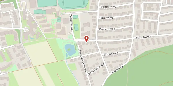 Karte der Umgebung von Zedernweg 6, 70839 Gerlingen