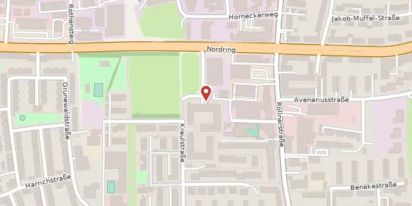 Karte der Umgebung von Antalyastraße 11, 90408 Nürnberg