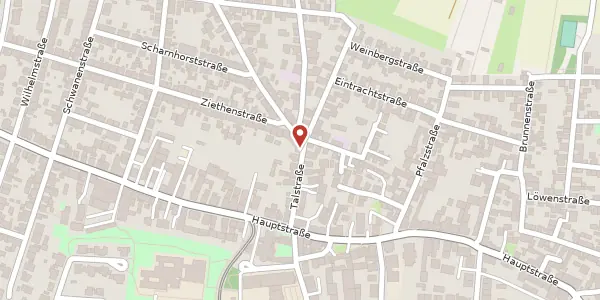 Karte der Umgebung von Talstraße 13, 68259 Mannheim