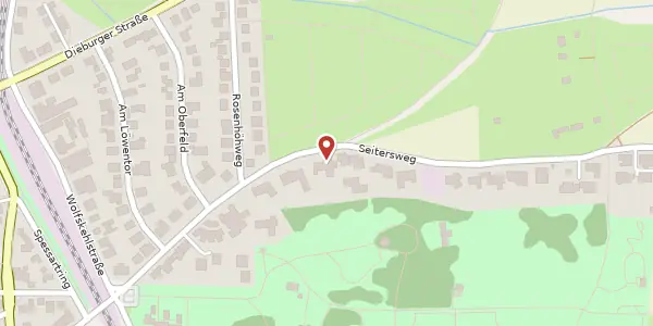 Karte der Umgebung von Seitersweg 27, 64287 Darmstadt