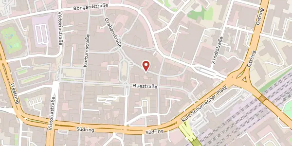 Karte der Umgebung von Grabenstr. 38-42, 44787 Bochum