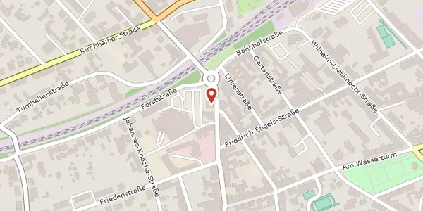 Karte der Umgebung von Berliner Str. 22, 03238 Finsterwalde