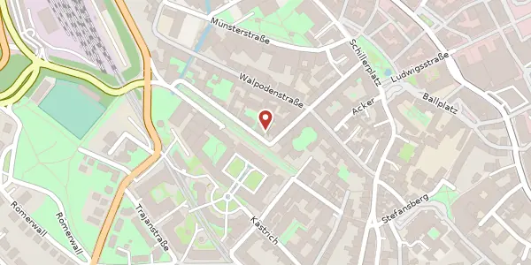 Karte der Umgebung von Emmerich-Josef-Straße 1 A, 55116 Mainz