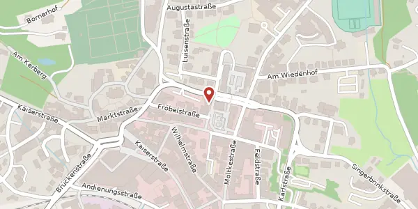 Karte der Umgebung von Bismarckstraße 3, 51643 Gummersbach