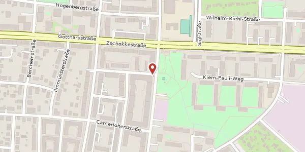 Karte der Umgebung von Heinrich-Heine-Str. 1, 80686 München