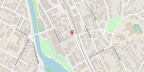 Karte der Umgebung von Friedrich-Ebert-Straße 9, 76571 Gaggenau