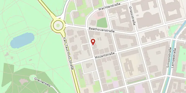 Karte der Umgebung von Schwägrichenstraße 3, 04107 Leipzig