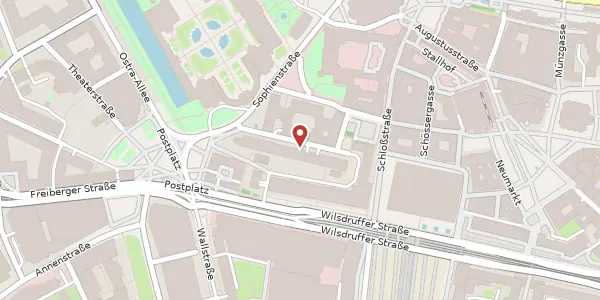 Karte der Umgebung von Kleine Brüdergasse 3 - 5, 01067 Dresden