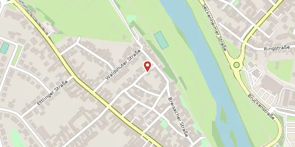 Karte der Umgebung von Rheinfelder Straße 14, 68239 Mannheim