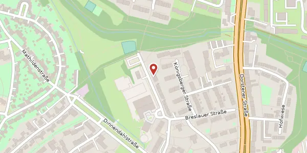 Karte der Umgebung von Stettiner Str. 20, 44809 Bochum