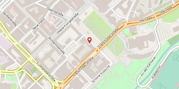 Karte der Umgebung von Friedrichsplatz 10, 34117 Kassel