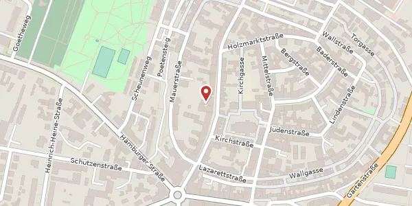 Karte der Umgebung von Goethestraße 48, 14641 Nauen