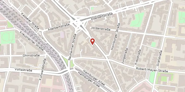 Karte der Umgebung von Schloßstr. 94, 60486 Frankfurt