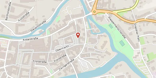 Karte der Umgebung von Obermarkt 15, 04720 Döbeln