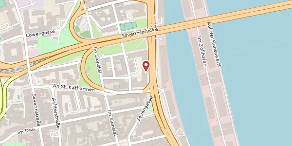 Karte der Umgebung von Holzmarkt 1, 50676 Köln