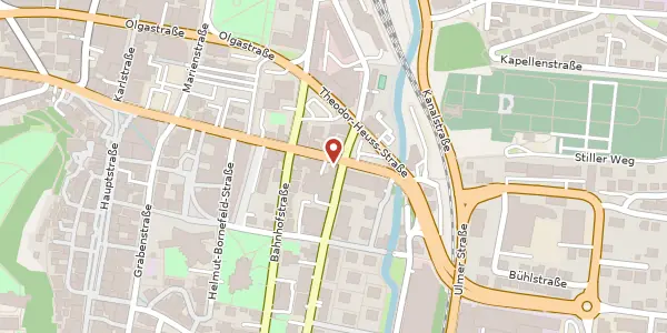 Karte der Umgebung von Brenzstraße 28, 89518 Heidenheim