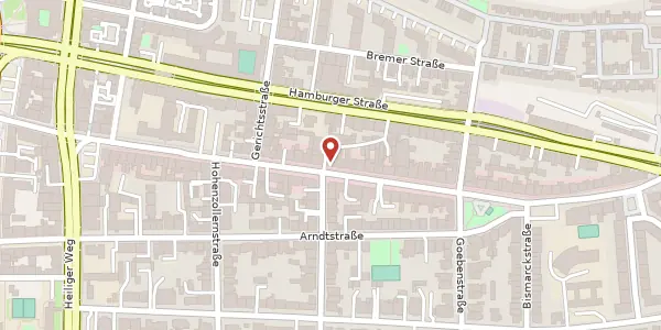 Karte der Umgebung von Kaiserstr. 64, 44135 Dortmund