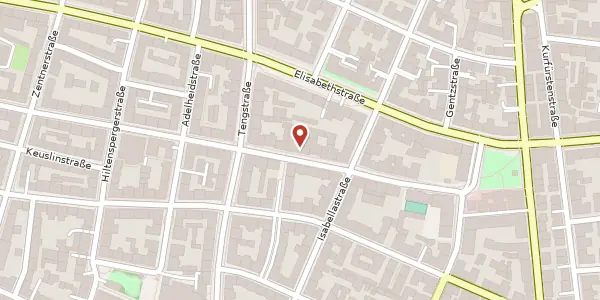 Karte der Umgebung von Agnesstr. 14 Rgb., 80798 München