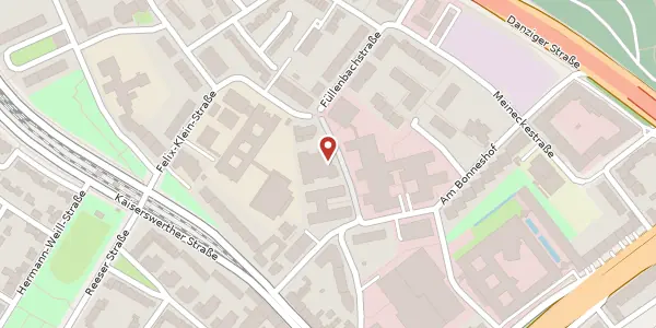 Karte der Umgebung von Tersteegenstr. 30, 40474 Düsseldorf