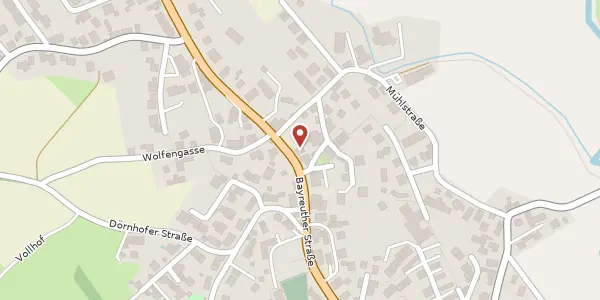 Karte der Umgebung von Kulmbacher Str. 2, 95500 Heinersreuth