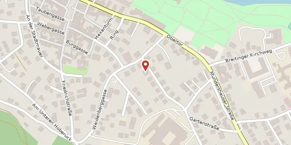 Karte der Umgebung von Gartenstraße 4, 36199 Rotenburg
