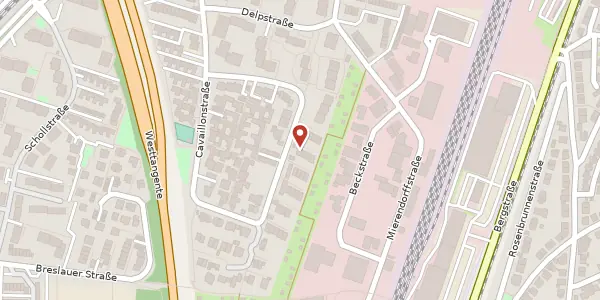 Karte der Umgebung von Leberstraße 27, 69469 Weinheim