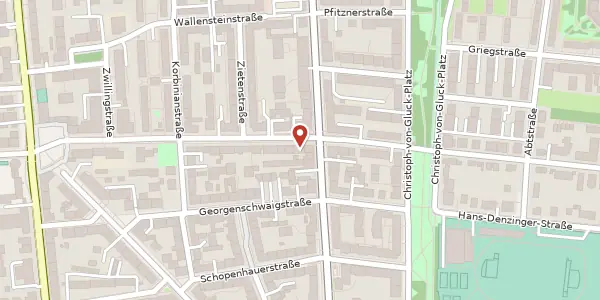 Karte der Umgebung von Keferloherstr. 94, 80807 München