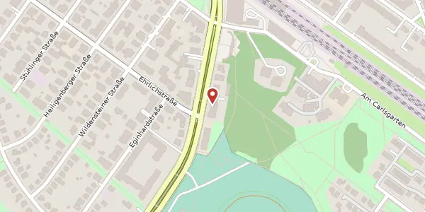 Karte der Umgebung von Treskowallee 125, 10318 Berlin