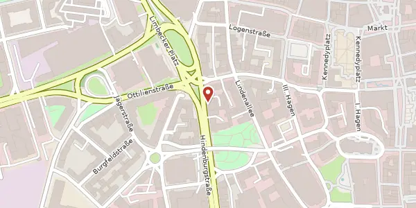 Karte der Umgebung von Hindenburgstr. 82/86, 45127 Essen