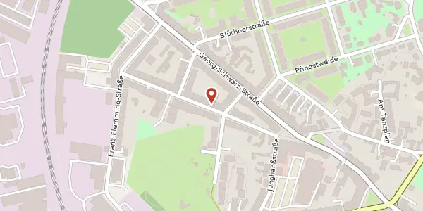 Karte der Umgebung von Bischofstraße 4, 04179 Leipzig